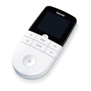 Electroestimulador digital TENS/EMS beurer EM49 para rehabilitación y masaje de los músculos con electrodos