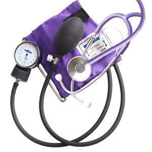 BAUMANOMETRO ANEROIDE MEDSTAR KIT CON ESTETOSCOPIO DE UNA CAMPANA