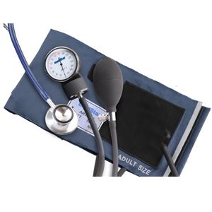 BAUMANOMETRO ANEROIDE MEDSTAR KIT CON ESTETO DE DOBLE CAMPANA