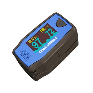 Oxímetro de Pulso Choicemmed 6 Modos de Pantalla Onda Pletismográfica Pediátrico Azul