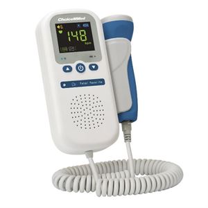Doppler Fetal con pantalla LCD a color y grafica de FHR, Transductor de 2 o 3 MHz