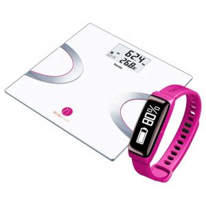 Báscula + Sensor de actividad Bodyshape Turquesa