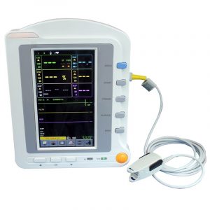 Monitor de paciente 7 pulgadas con pantalla táctil. Uso adulto, pediátrico y neonatal