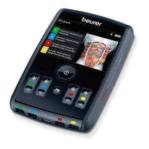 Aparato de estimulación muscular Bluetooth® de calidad superior de Beurer EM95